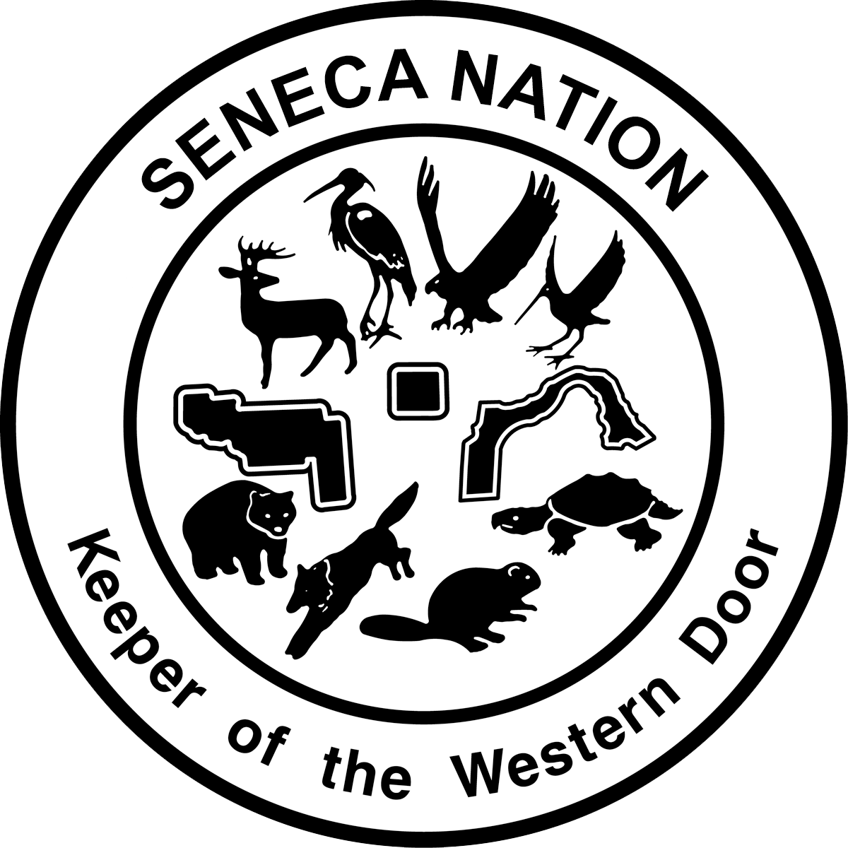 Seneca Nation Black Logo - High Resolution